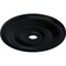 Ekena Millwork Jefferson Ceiling Medallion (Fits Canopies up to 5"), 26 1/2"OD x 3 5/8"ID x 1 1/2"P, Jet Black CM26JEBLF - alternate 3